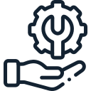آیکون پشتیبانی تجهیزات